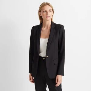 CLUB MONACO Borrem one button black blazer size 10